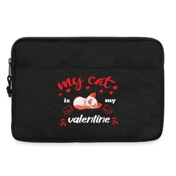 Mon chat - Sacoche pour ordinateur portable 13 pouces - noir - Devant