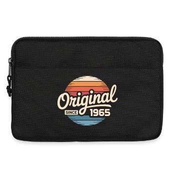 Cadeau d’anniversaire vintage 1965 Vintage 1965 - Sacoche pour ordinateur portable 13 pouces - noir - Devant