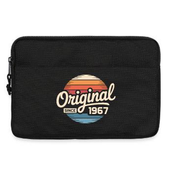 Cadeau d’anniversaire vintage 1967 Vintage 1967 - Sacoche pour ordinateur portable 13 pouces - noir - Devant