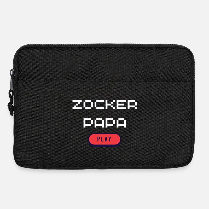 Zocker Papa - Laptoptasche 13" - Schwarz