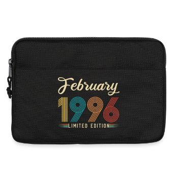 30th Anniversary February 1996 30 Years Vintage Retro - Laptop bag 13" - black - Front