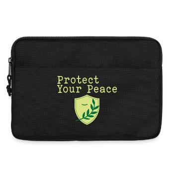 Protect your peace of mind - Laptop bag 13" - black - Front