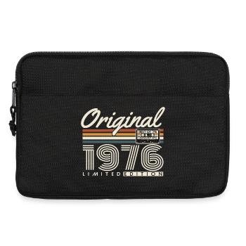 1976 Jahrgang Vintage Retro Geburtstag Geschenk - Laptoptasche 13" - Schwarz - Vorne