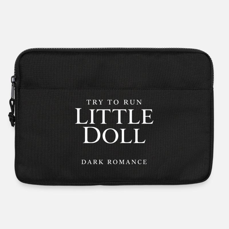 Try to run little doll - Laptoptasche 13" - Schwarz