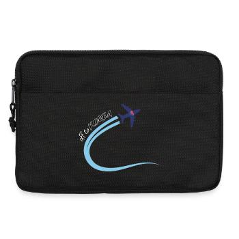 Départ pour la Corée Conception de voyages en avion Corée du Sud - Sacoche pour ordinateur portable 13 pouces - noir - Devant