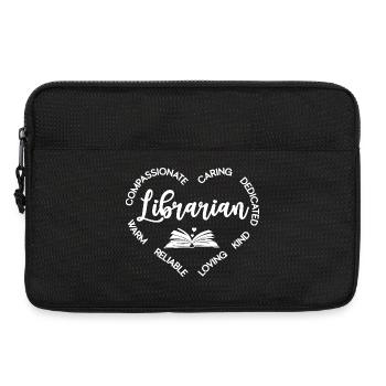 Lecture de livres de la bibliothèque Bookaholic Lecture - Sacoche pour ordinateur portable 13 pouces - noir - Devant