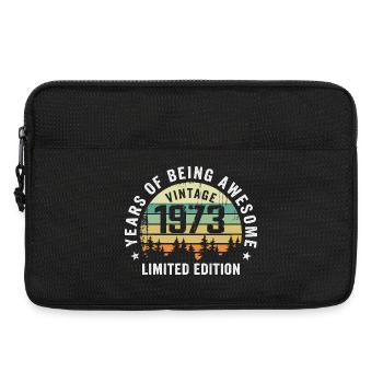 Legendary since 1973, Vintage Edition 1973 Retro - Laptop bag 13" - black - Front