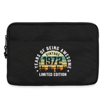 Legendary since 1972, Vintage Edition 1972 Retro - Laptop bag 13" - black - Front