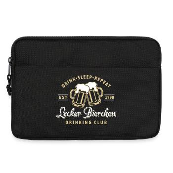 Lecker Bierchen Drinking Club | Bier | Vatertag - Laptoptasche 13" - Schwarz - Vorne