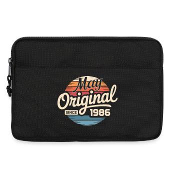 Legendary since May 1986 – Retro Vintage 1986 - Laptop bag 13" - black - Front