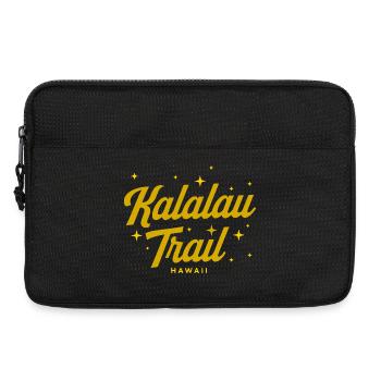 Kalalau Trail Hawaii Lettering - Laptop bag 13" - black - Front
