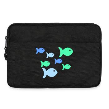 Poisson pastel Poisson de mer tropical - Sacoche pour ordinateur portable 13 pouces - noir - Devant