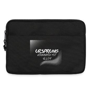 URSPRUNG – Verbunden mit Allem - Laptoptasche 13" - Schwarz - Vorne