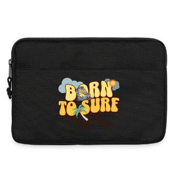 Born To Surf - Laptoptasche 13" - Schwarz - Vorne