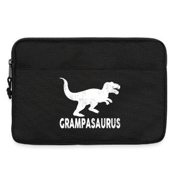 GrampaSaurus T-Rex Silhouette - Laptoptasche 13" - Schwarz - Vorne