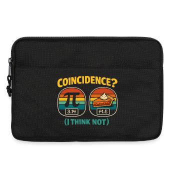 La coïncidence du tag pi ne pense pas la conception de Mathe - Sacoche pour ordinateur portable 13 pouces - noir - Devant