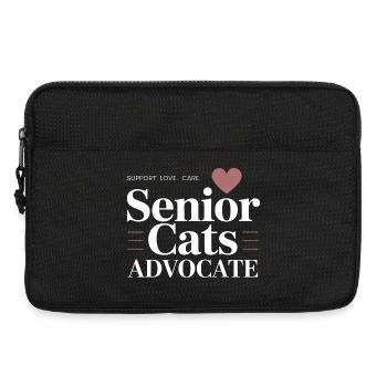 Senior Cats Advocate - Laptop bag 13" - black - Front