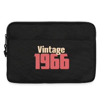 Art Déco 60 Jahre Sixties Retro Geschenk 1966 - Laptoptasche 13" - Schwarz - Vorne