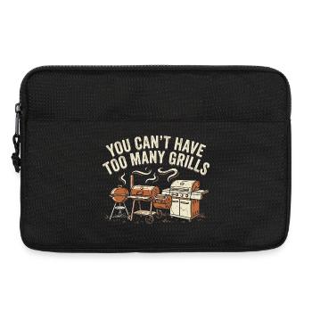Trop de barbecues - Sacoche pour ordinateur portable 13 pouces - noir - Devant
