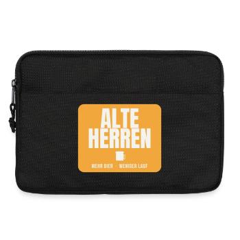 Alte Herren Fußball Bier Humor Amateurliga Verein - Laptoptasche 13" - Schwarz - Vorne