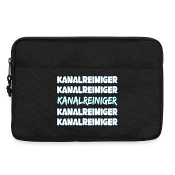 Beruf Kanalreiniger - Laptoptasche 13" - Schwarz - Vorne