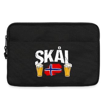 Norway Vacation Norge Fjords Travel Scandinavian - Laptop bag 13" - black - Front