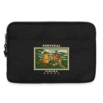 Portugal Sintra Vintage Reisemarke - Laptoptasche 13" - Schwarz - Vorne