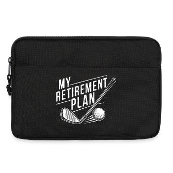 My Retirement Plan Golf - Laptop bag 13" - black - Front