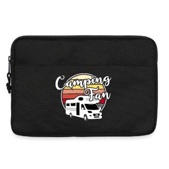 Camping Fan Wohnmobil Camper  - Laptoptasche 13" - Schwarz - Vorne