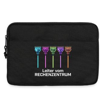Landschaftsbauer Garten Schrebergarten - Laptoptasche 13" - Schwarz - Vorne