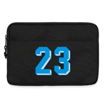 dreiundzwanzig - Laptoptasche 13" - Schwarz - Vorne