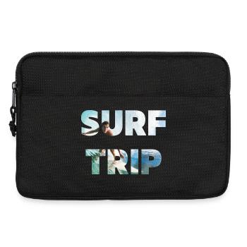 Surf Trip - T-Shirt für Surfer - Laptoptasche 13" - Schwarz - Vorne