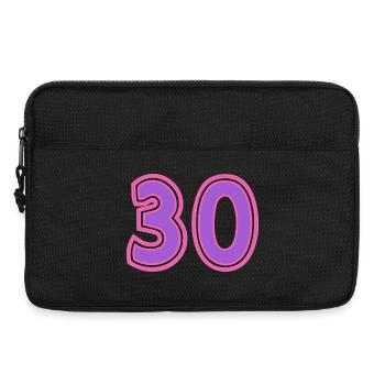 30. 30 YEARS. 30th ANNIVERSARY. 30TH ANNIVERSARY. - Laptop bag 13" - black - Front