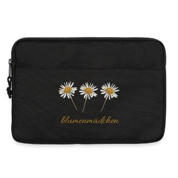 Blumenmädchen  - Laptoptasche 13" - Schwarz - Vorne
