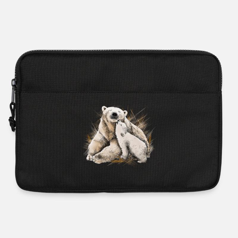 Eisbär - Laptoptasche 13" - Schwarz