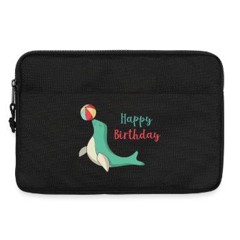anniversaire - Sacoche pour ordinateur portable 13 pouces - noir - Devant