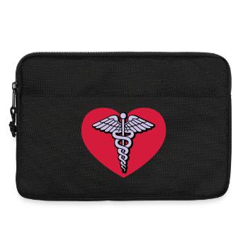 Doctor of love - Laptop bag 13" - black - Front