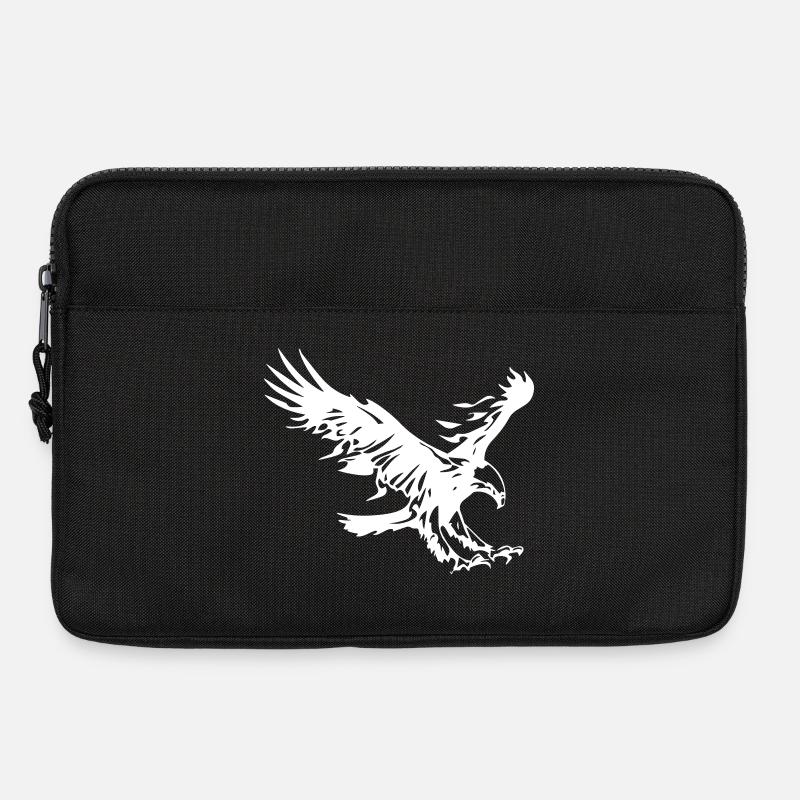 Flammender Adler - Laptoptasche 13" - Schwarz