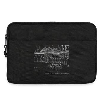 Alhambra, Court of the Lions 2 (dark) - Laptop bag 13" - black - Front