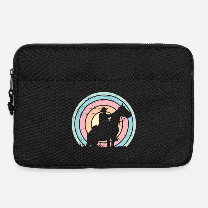 Cowboy - Western - Laptoptasche 13" - Schwarz