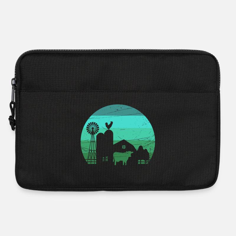 Bauernhof - Farm - Laptoptasche 13" - Schwarz