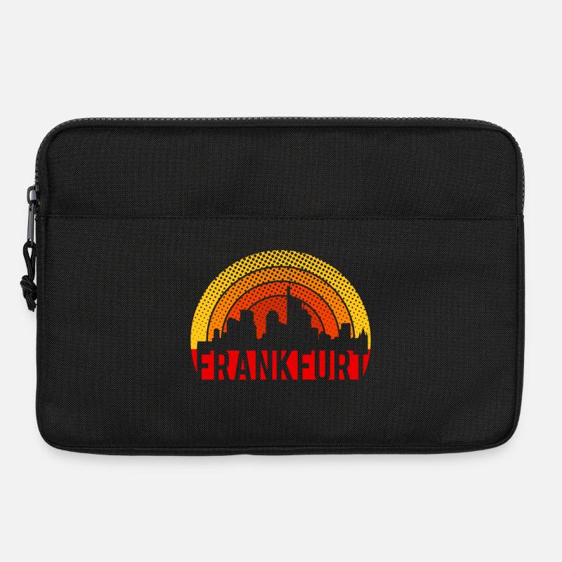 Skyline Frankfurt - Laptoptasche 13" - Schwarz