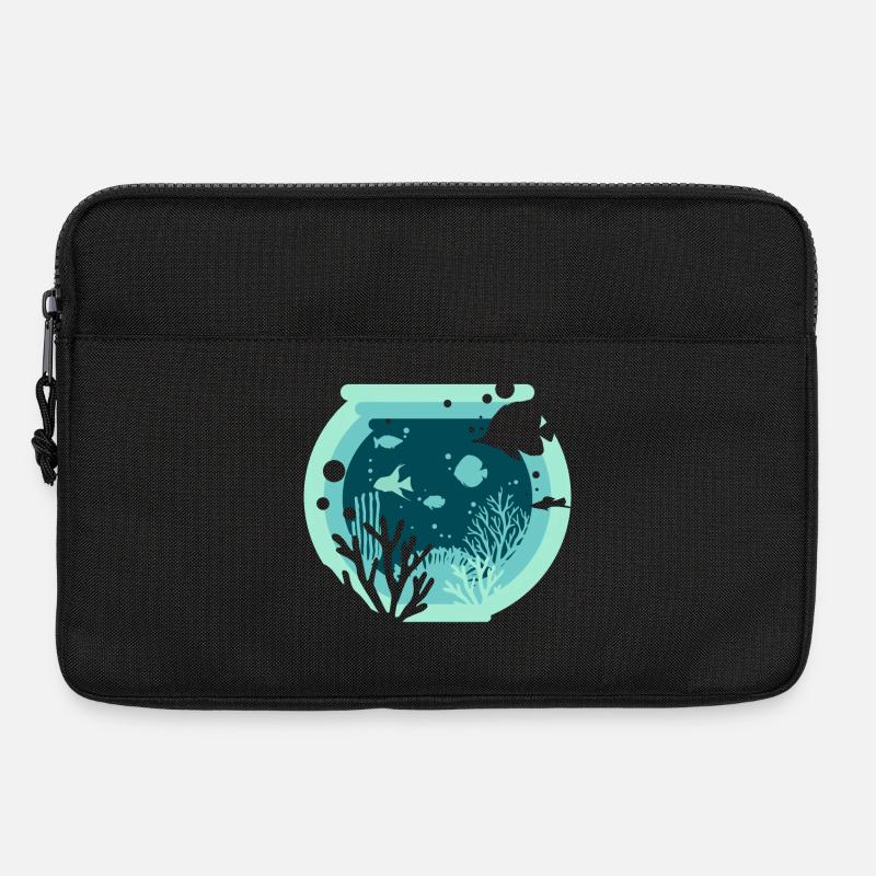 Aquarium - Aquaristik - Laptoptasche 13" - Schwarz