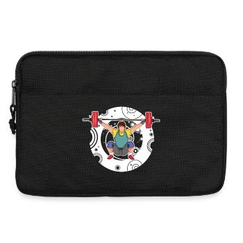 Weightlifting - Snatch - Push - Weightlifting - Laptop bag 13" - black - Front