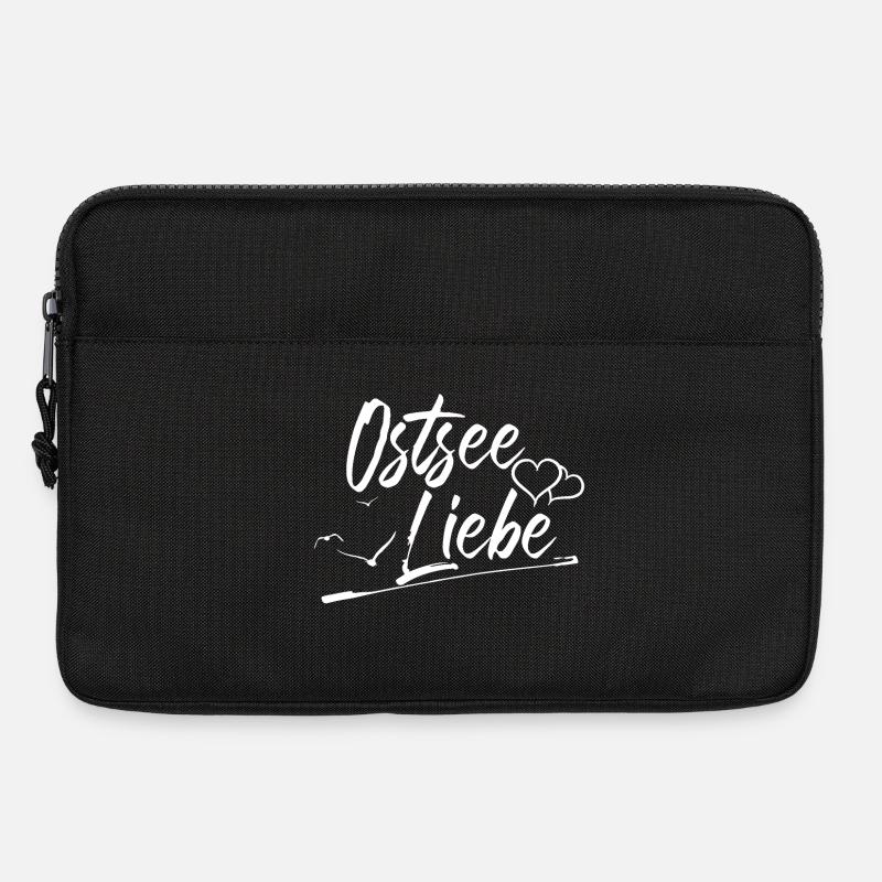 Ostsee Liebe - Laptoptasche 13" - Schwarz
