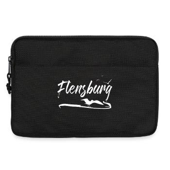 Flensburg Möwe - Laptoptasche 13" - Schwarz - Vorne