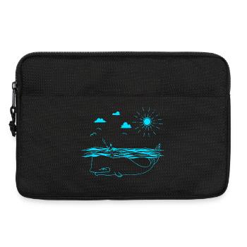Paddeln - Laptoptasche 13" - Schwarz - Vorne