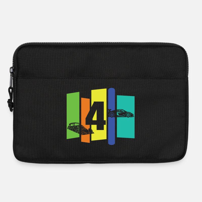 Kind vier Jahre alt - Laptoptasche 13" - Schwarz