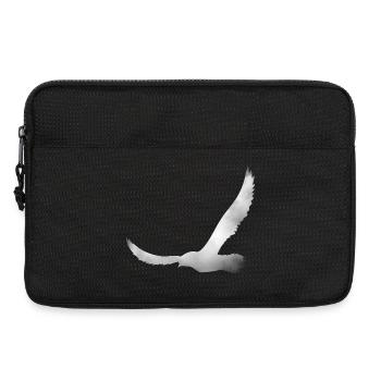 Bird silhouette from cloud - Laptop bag 13" - black - Front