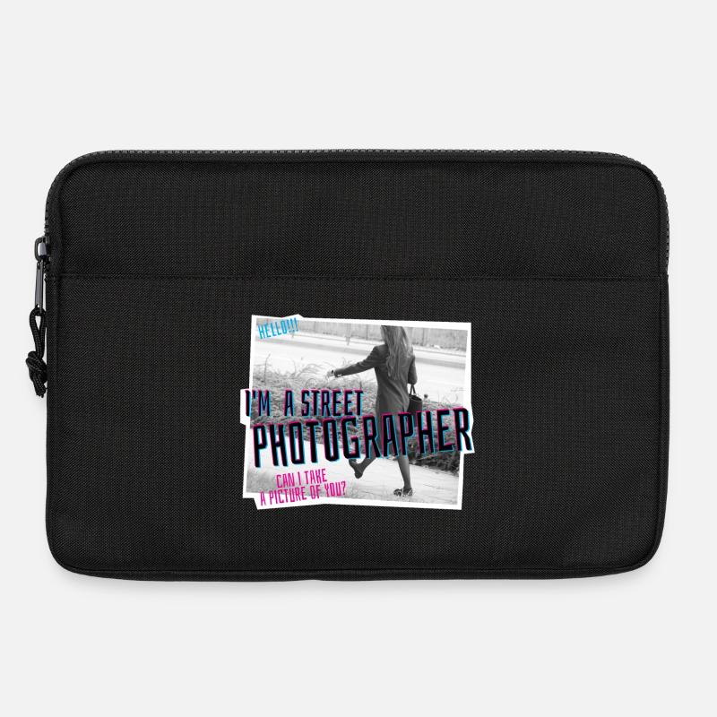 Ich bin Straßenfotograf :) - Laptoptasche 13" - Schwarz